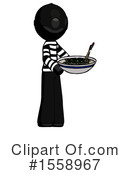 Black Design Mascot Clipart #1558967 by Leo Blanchette