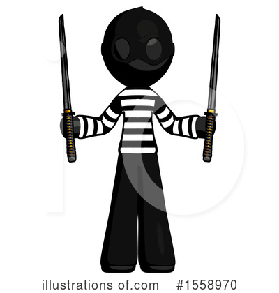 Royalty-Free (RF) Black Design Mascot Clipart Illustration by Leo Blanchette - Stock Sample #1558970