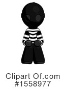 Black Design Mascot Clipart #1558977 by Leo Blanchette