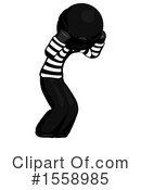 Black Design Mascot Clipart #1558985 by Leo Blanchette