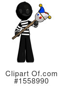 Black Design Mascot Clipart #1558990 by Leo Blanchette