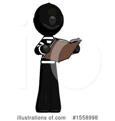 Royalty-Free (RF) Black Design Mascot Clipart Illustration by Leo Blanchette - Stock Sample #1558998