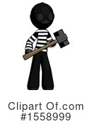 Black Design Mascot Clipart #1558999 by Leo Blanchette