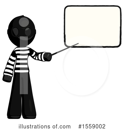 Royalty-Free (RF) Black Design Mascot Clipart Illustration by Leo Blanchette - Stock Sample #1559002
