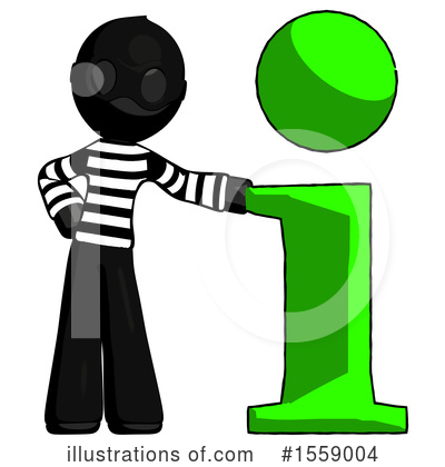 Royalty-Free (RF) Black Design Mascot Clipart Illustration by Leo Blanchette - Stock Sample #1559004