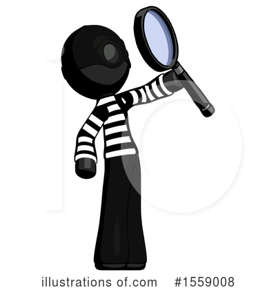 Royalty-Free (RF) Black Design Mascot Clipart Illustration by Leo Blanchette - Stock Sample #1559008