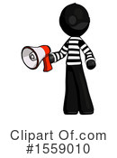 Black Design Mascot Clipart #1559010 by Leo Blanchette