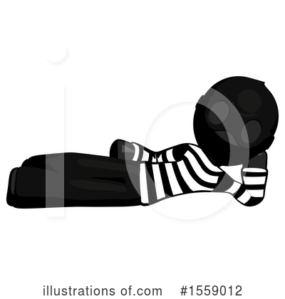 Royalty-Free (RF) Black Design Mascot Clipart Illustration by Leo Blanchette - Stock Sample #1559012