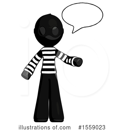 Royalty-Free (RF) Black Design Mascot Clipart Illustration by Leo Blanchette - Stock Sample #1559023