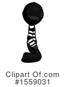 Black Design Mascot Clipart #1559031 by Leo Blanchette