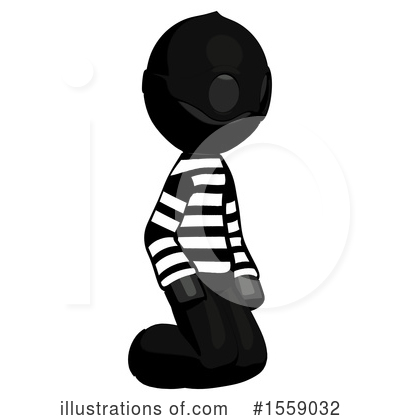 Royalty-Free (RF) Black Design Mascot Clipart Illustration by Leo Blanchette - Stock Sample #1559032