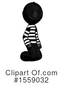 Black Design Mascot Clipart #1559032 by Leo Blanchette