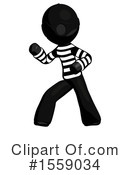Black Design Mascot Clipart #1559034 by Leo Blanchette