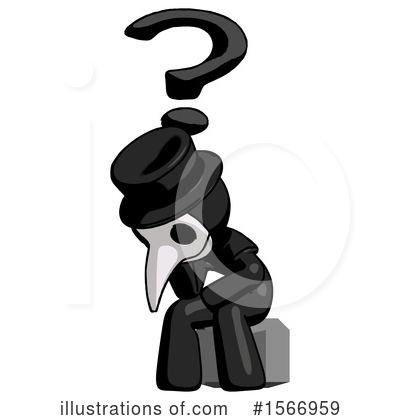 Royalty-Free (RF) Black Design Mascot Clipart Illustration by Leo Blanchette - Stock Sample #1566959