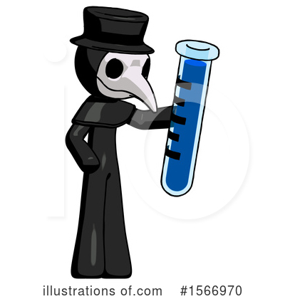 Royalty-Free (RF) Black Design Mascot Clipart Illustration by Leo Blanchette - Stock Sample #1566970