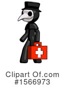 Black Design Mascot Clipart #1566973 by Leo Blanchette