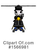 Black Design Mascot Clipart #1566981 by Leo Blanchette