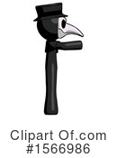 Black Design Mascot Clipart #1566986 by Leo Blanchette