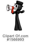 Black Design Mascot Clipart #1566993 by Leo Blanchette