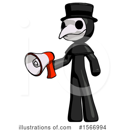 Royalty-Free (RF) Black Design Mascot Clipart Illustration by Leo Blanchette - Stock Sample #1566994