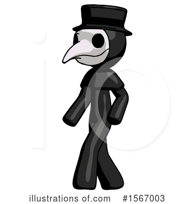 Royalty-Free (RF) Black Design Mascot Clipart Illustration by Leo Blanchette - Stock Sample #1567003