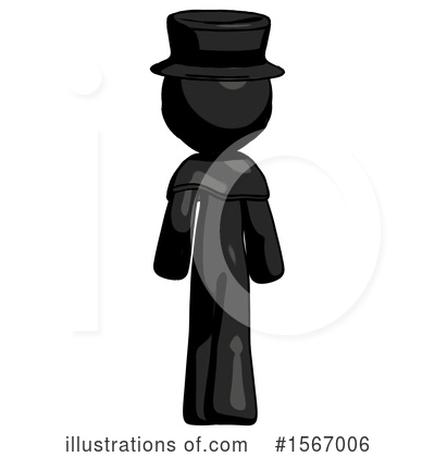 Royalty-Free (RF) Black Design Mascot Clipart Illustration by Leo Blanchette - Stock Sample #1567006