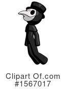 Black Design Mascot Clipart #1567017 by Leo Blanchette