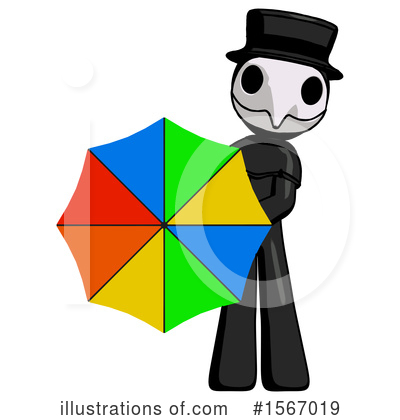 Royalty-Free (RF) Black Design Mascot Clipart Illustration by Leo Blanchette - Stock Sample #1567019