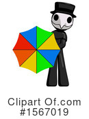 Black Design Mascot Clipart #1567019 by Leo Blanchette