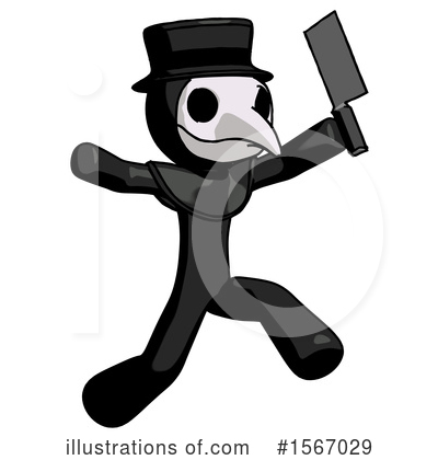 Royalty-Free (RF) Black Design Mascot Clipart Illustration by Leo Blanchette - Stock Sample #1567029