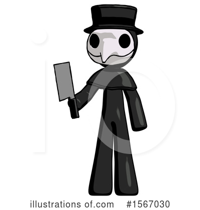 Royalty-Free (RF) Black Design Mascot Clipart Illustration by Leo Blanchette - Stock Sample #1567030