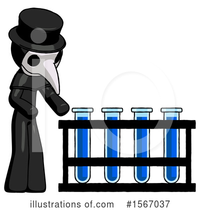 Royalty-Free (RF) Black Design Mascot Clipart Illustration by Leo Blanchette - Stock Sample #1567037