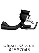 Black Design Mascot Clipart #1567045 by Leo Blanchette