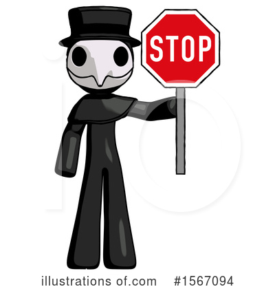 Royalty-Free (RF) Black Design Mascot Clipart Illustration by Leo Blanchette - Stock Sample #1567094