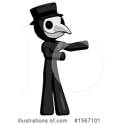 Royalty-Free (RF) Black Design Mascot Clipart Illustration by Leo Blanchette - Stock Sample #1567101