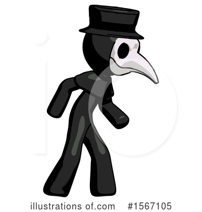 Royalty-Free (RF) Black Design Mascot Clipart Illustration by Leo Blanchette - Stock Sample #1567105