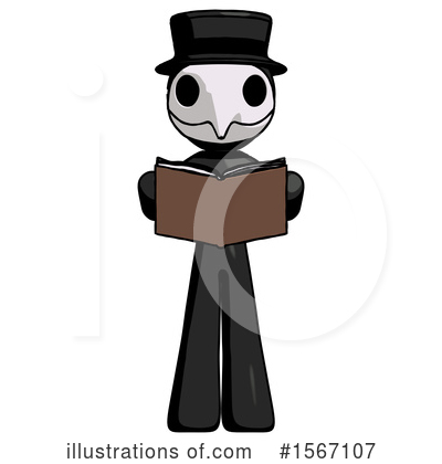 Royalty-Free (RF) Black Design Mascot Clipart Illustration by Leo Blanchette - Stock Sample #1567107