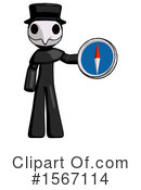 Black Design Mascot Clipart #1567114 by Leo Blanchette