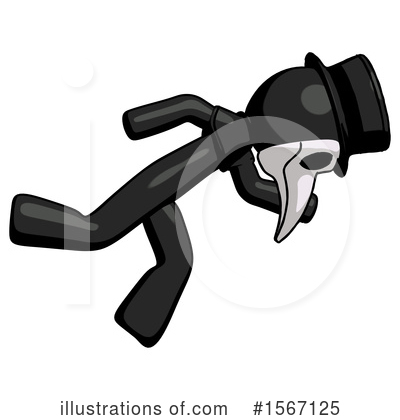 Royalty-Free (RF) Black Design Mascot Clipart Illustration by Leo Blanchette - Stock Sample #1567125