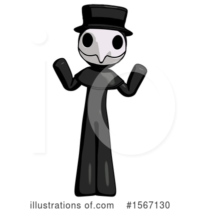 Royalty-Free (RF) Black Design Mascot Clipart Illustration by Leo Blanchette - Stock Sample #1567130