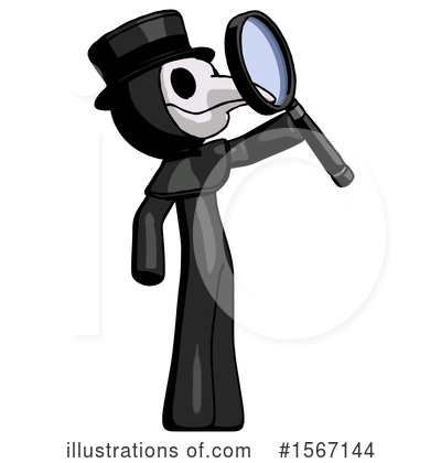Royalty-Free (RF) Black Design Mascot Clipart Illustration by Leo Blanchette - Stock Sample #1567144