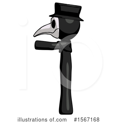 Royalty-Free (RF) Black Design Mascot Clipart Illustration by Leo Blanchette - Stock Sample #1567168