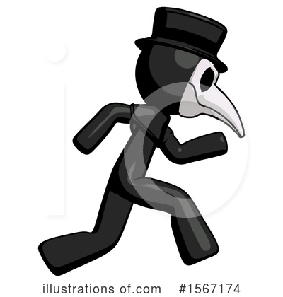 Royalty-Free (RF) Black Design Mascot Clipart Illustration by Leo Blanchette - Stock Sample #1567174