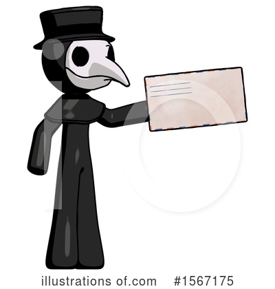 Royalty-Free (RF) Black Design Mascot Clipart Illustration by Leo Blanchette - Stock Sample #1567175