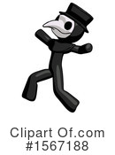 Black Design Mascot Clipart #1567188 by Leo Blanchette