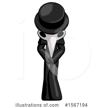Royalty-Free (RF) Black Design Mascot Clipart Illustration by Leo Blanchette - Stock Sample #1567194