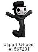 Black Design Mascot Clipart #1567201 by Leo Blanchette