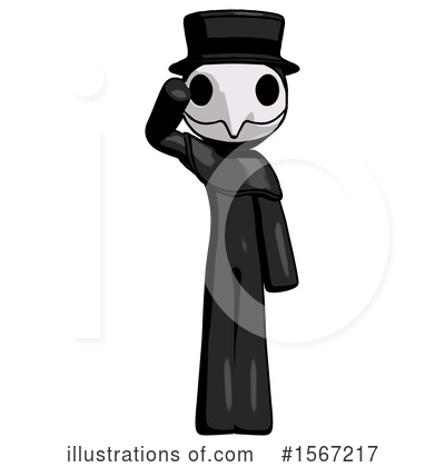 Royalty-Free (RF) Black Design Mascot Clipart Illustration by Leo Blanchette - Stock Sample #1567217