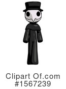 Black Design Mascot Clipart #1567239 by Leo Blanchette