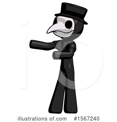 Royalty-Free (RF) Black Design Mascot Clipart Illustration by Leo Blanchette - Stock Sample #1567240